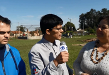 Vice-prefeita acompanhou início das obras dos três laboratórios
