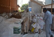 A secretaria de Agricultura está efetuando o recolhimento de embalagens de agrotóxicos nesta quarta feira na empresa Coopagril