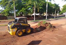 Secretaria de Infraestrutura realiza serviços solicitados por moradores da Avenida Campo Grande