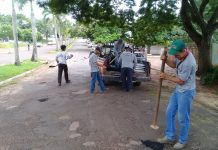 Infraestrutura realizou tapa-buraco na Avenida Campo Grande