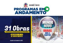 Dois programas de obras lançados em Mundo Novo