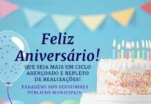 Parabéns aos servidores públicos municipais que aniversariam nesta segunda-feira (17)