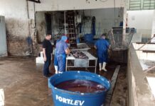 Vice-prefeito Evaldo Carlos visita empresa Ômega Fish em Mundo Novo