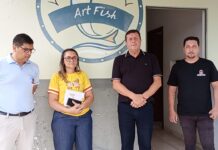 Governo de Mundo Novo realizou visita até Art Fish na manhã desta quarta-feira (19)