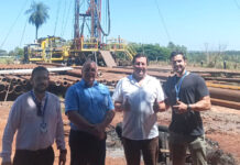 Vice-prefeito Evaldo Carlos visita obra do super poço e acompanha avanço do projeto