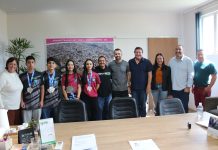 Atletas de Tênis de Mesa de Mundo Novo apresentaram os troféus conquistados no JOJUMS em Campo Grande