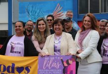 Cerimônia de Abertura da Campanha do Agosto Lilás, realizado na manhã desta quinta-feira (07) no Paço Municipal de Mundo Novo