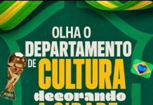 A cidade já está em clima da Copa!