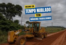 Departamento de Estradas e Rodagens realiza manutenção na Estrada do Jatinho