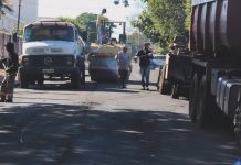 Recapeamento asfáltico avança na Rua Padre Anchieta, no bairro São Jorge