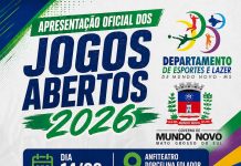 Governo de Mundo Novo convida para a apresentação oficial dos Jogos Abertos 2026